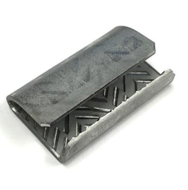 Joints métalliques ouverts dentelés pour cerclage en polyester de 1/2"(1000/boîte)