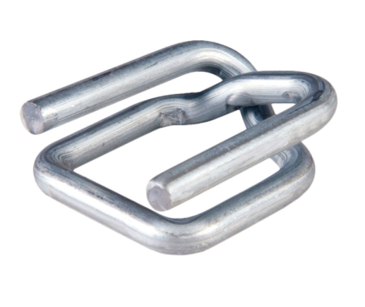 Galvanized Metal Buckle for 3/4" Plastic Strapping (1000/cs)