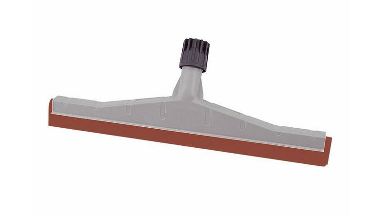 Red Foam Floor Squeegee with Plastic Frame 18"