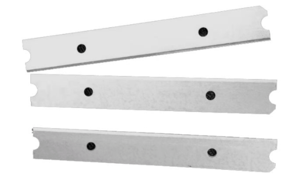 Double-edged Stainless Steel Replacement Blades - 4" Wide (10-pack)