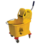 Bucket & Wringer Combo Down Press 33.1L - Yellow (35 Quart)