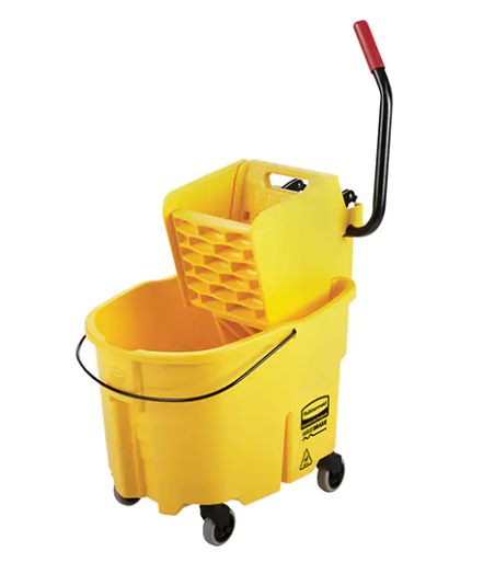 WaveBrake® - Mop Bucket and Wringer Side Press 33.1L - Yellow (35 Quart)