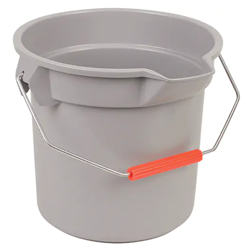 Brute® - Gray Round Bucket 13.2L