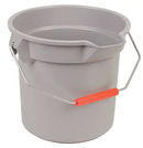 Brute® - Gray Round Bucket 10 qt.