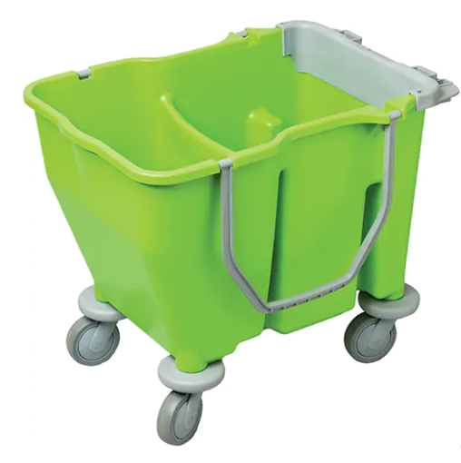 Double Mop Bucket with Wringer (60 Quart)