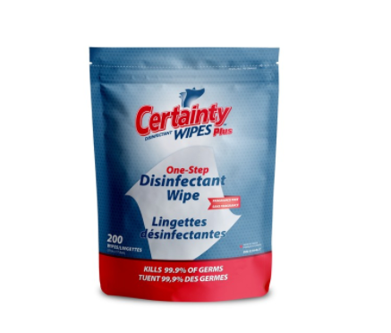 Certainty™ Plus - Disinfectant Wipes - Unscented (200ct)