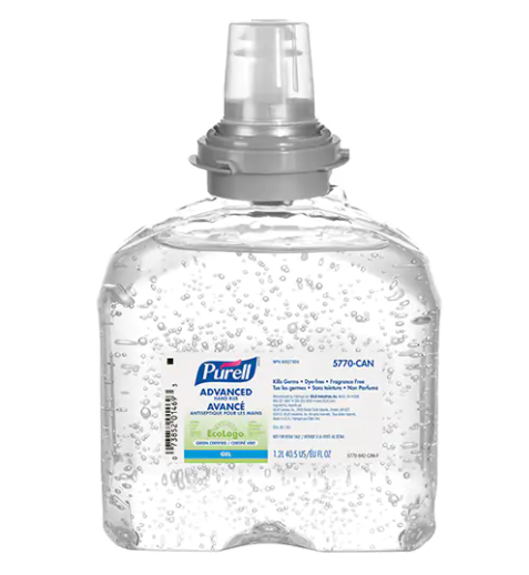 TFX™ - Advanced Moisturizing Hand Sanitizer 70% Alcohol - Unscented (1.2L)