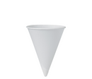 4BR-2050 - Eco-Forward Treated Paper Water/Refill Cone Cups 4oz (5000/cs)