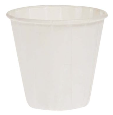 W450F - Pleated Paper Cup 3.5oz (2500/cs)