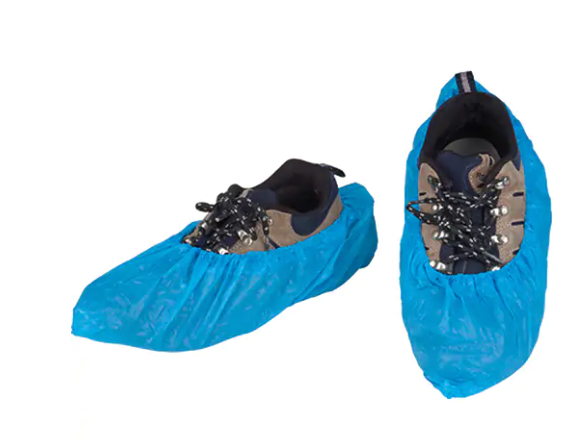 Disposable Polyethylene Shoe Covers (100-Pack)