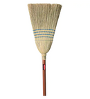 (DISC) Warehouse Corn Broom 4-String (60")