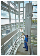 Hygen™ Quick Connect Extendable Aluminum Handle for Microfiber Frames 48" to 72" (Q755)