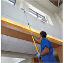 Hygen™ Telescopic Aluminum Microfiber Pad Handle 6' - 12'