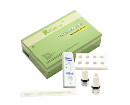 Rapid Response® COVID-19 Antigen Rapid Test Kit (5-Pack)