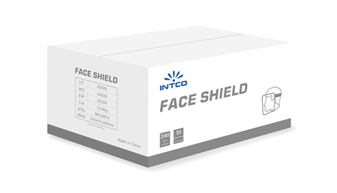 High Quality Full-Size Face Shield with Head Gear (30-Pack)