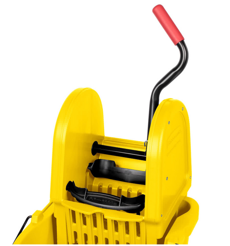 WaveBrake® - Mop Bucket and Wringer Down Press 33.1L - Yellow (35 Quart)