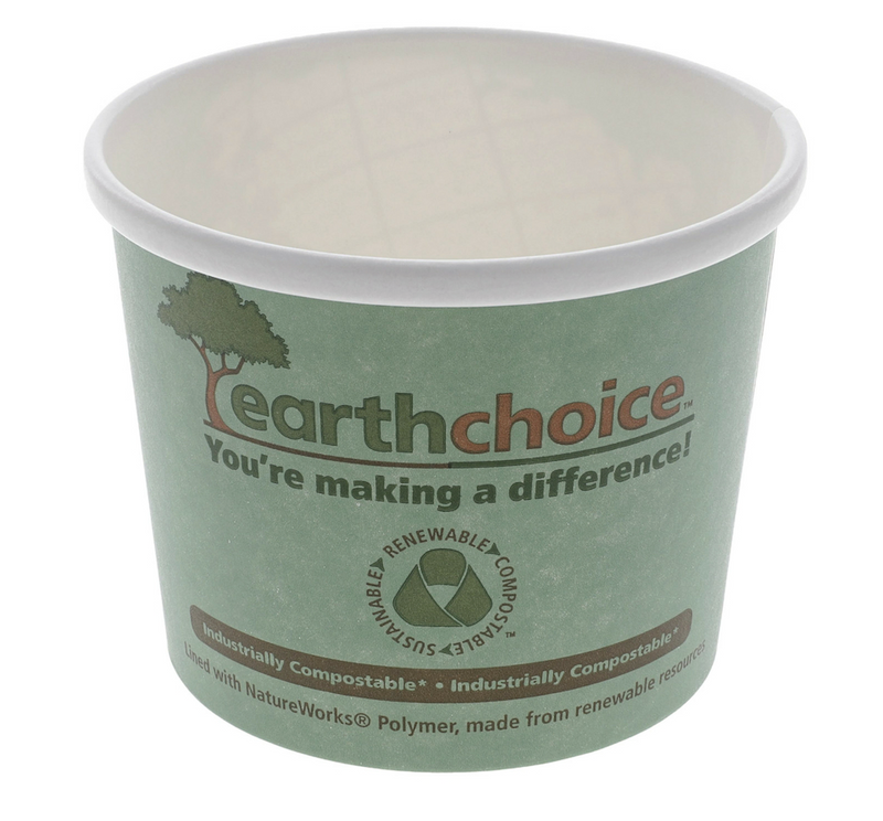 EarthChoice® Compostable Soup Container 12oz (500/cs)