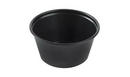 Solo® P200BLK Soufflés Plastic Portion Container 2oz (2500/cs)