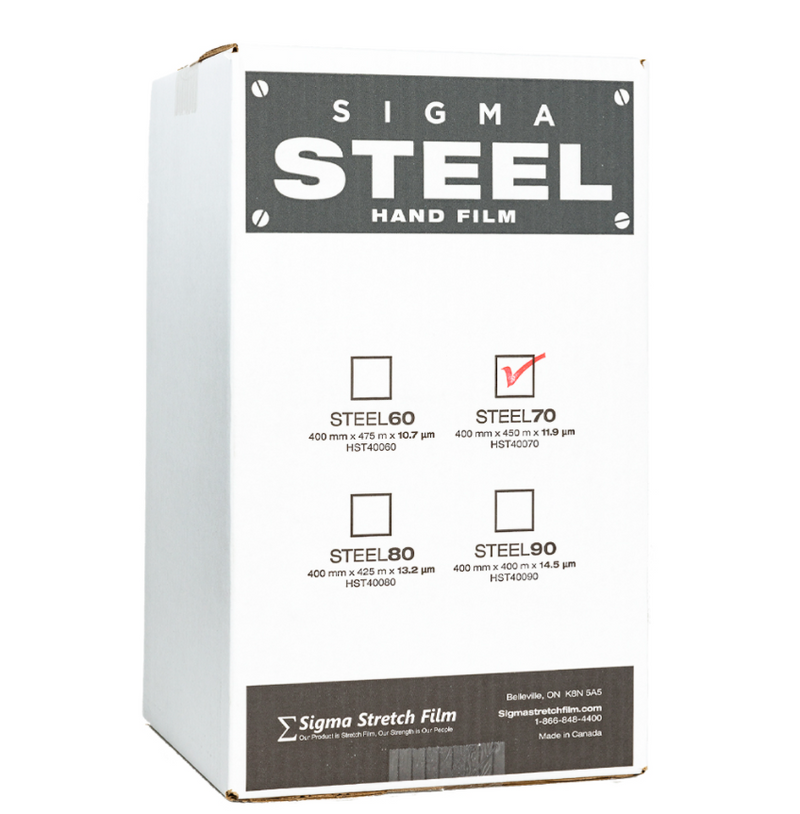 Sigma Steel Hand Film 15.75" x 1476' 47G (4/box)