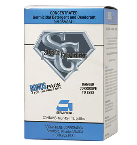 Super Concentrated Germiphene® Ammonium Disinfectant (4 x 454mL)