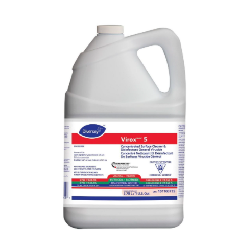 Virox 5 - Désinfectant et nettoyant de surface (3,78 L)