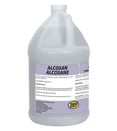 Désinfectant de surface Alcosan pour les installations de transformation des aliments (4L)