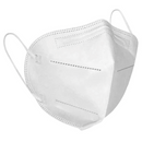 Masque facial tridimensionnel 5-​​couches KN95 - Blanc (5-pqt)