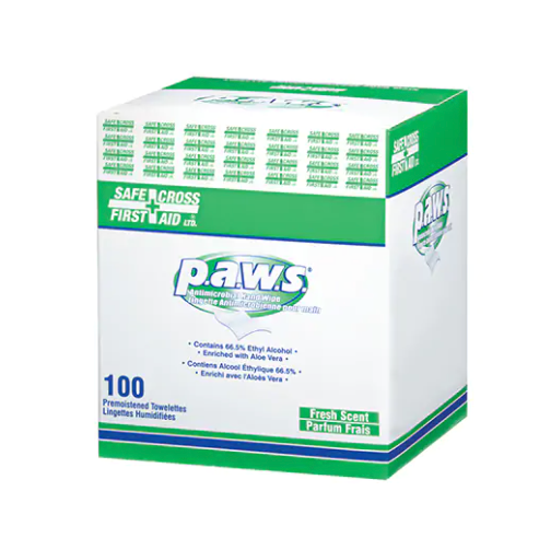 Antimicrobial Hand Towelettes (100/box)