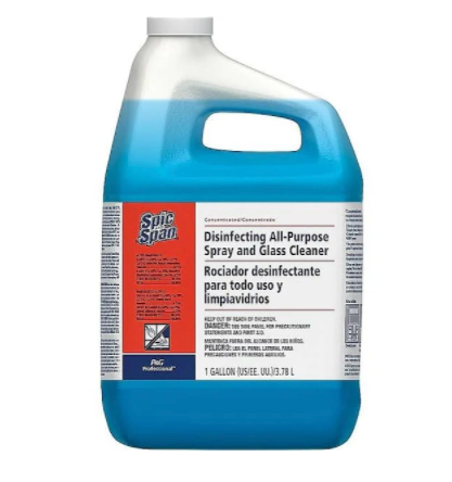 Spic n Span - Spray désinfectant tout usage concentré et nettoyant pour vitres (2 x 3,78 L)