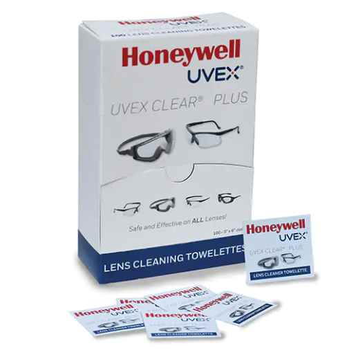 Lingettes Uvex® Clear® Plus 5,25 po x 8 po (paquet de 100)