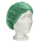 RONCO CARE™ 7021G Pleated Bouffant Cap - Green 21" (1000/cs)