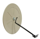 Indoor/Outdoor Mirror with Bracket - Beige 36"