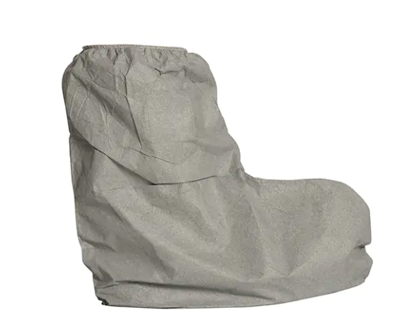 Tyvek® 400 - Polyethylene Shoe & Boot Cover Grey One Size