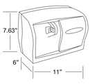 09604 Scott® Essential Coreless Single Roll Toilet Paper Dispenser