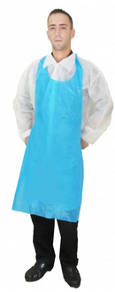 31-512 Tablier bleu en polyéthylène 1-Mil 28"x 46"