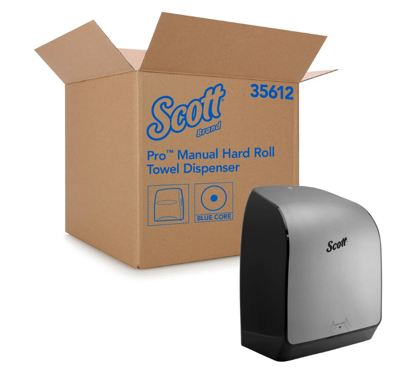 35612 Scott® Pro MOD M-Series Manual Hard Roll Paper Towel Dispenser Stainless Steel