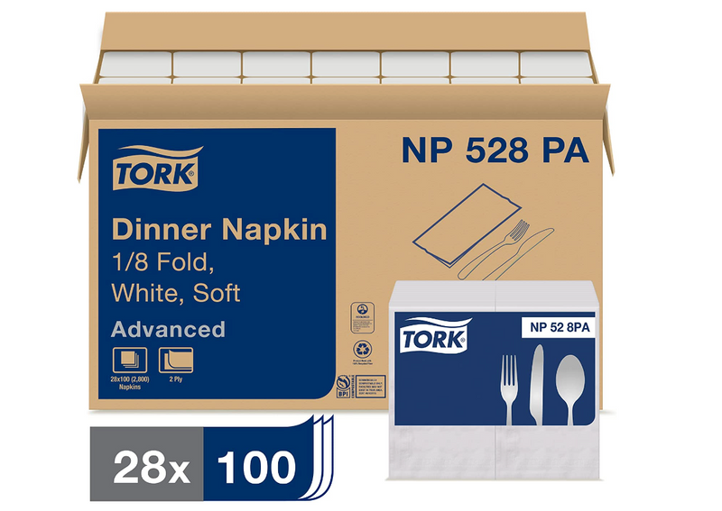 NP528PA Advanced Dinner Napkin (28 x 100s)