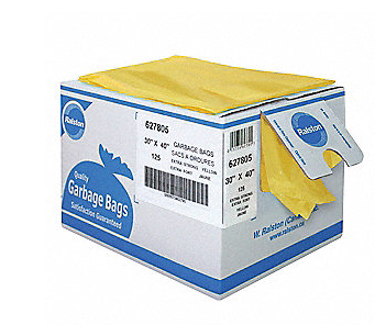 Biohazard Garbage Bags 20x22 - Extra Strong 1.3-Mil (250/cs)