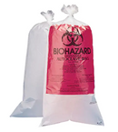 Biohazard Waste Bags 30x24 1.5-Mil *Printed w/ Sterilization - X-Strong (100/pkg)