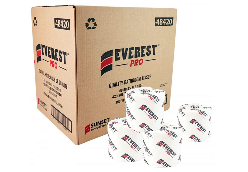 Papier toilette Everest Pro® 2 plis 420s (48/cs)