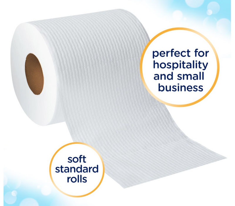 Cottonelle® 12456 Papier toilette professionnel en vrac ultra-doux pour les entreprises (48 x 170s)