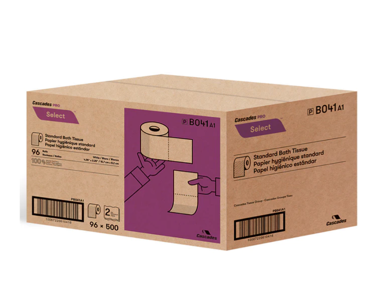 Pro Select™ B041 - Recycled Toilet Paper 500s (96/cs)