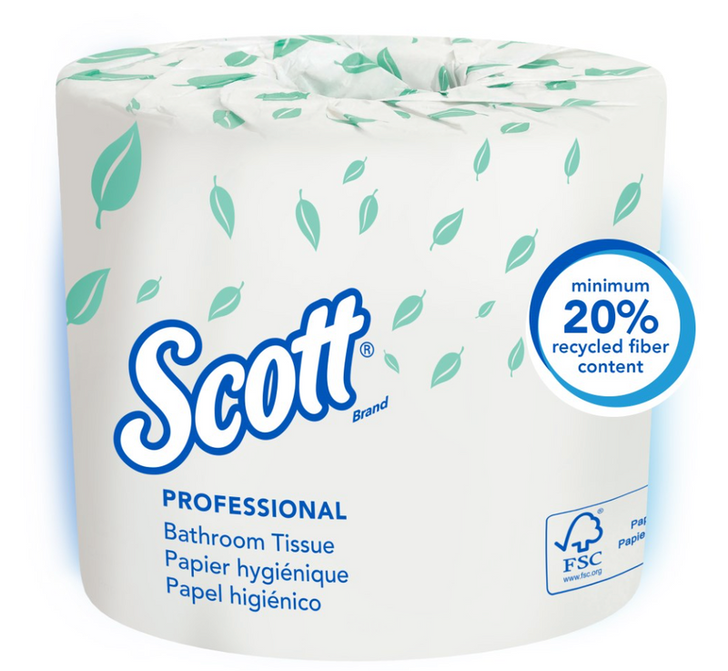 13607 Scott Essential Professional Bulk Toilet Paper For Business 550s (20/cs)