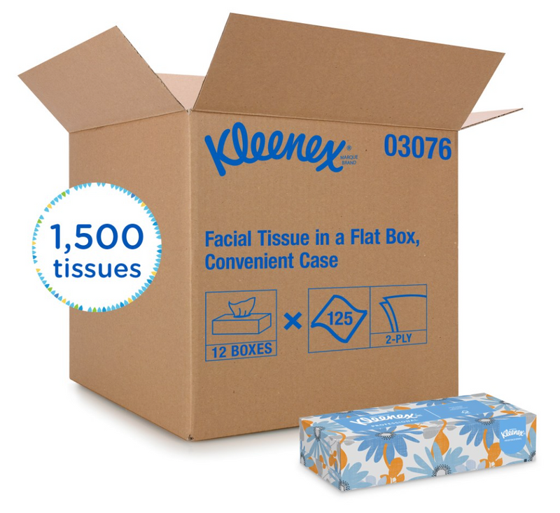 Kleenex® 03076 - Facial Tissue 125s (12/cs)