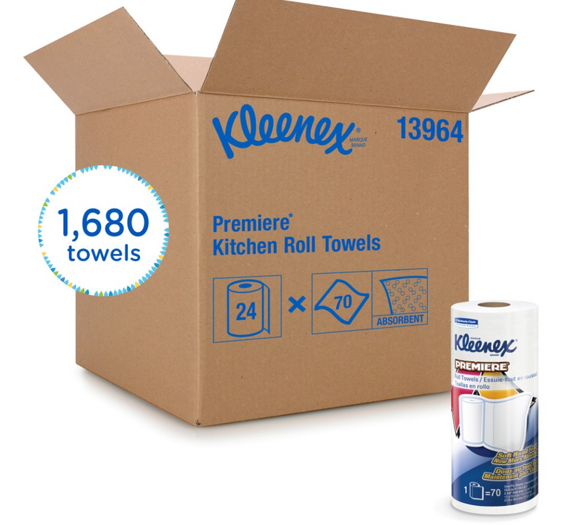 Essuie-tout en papier Kleenex® 13964 (24 x 70s)