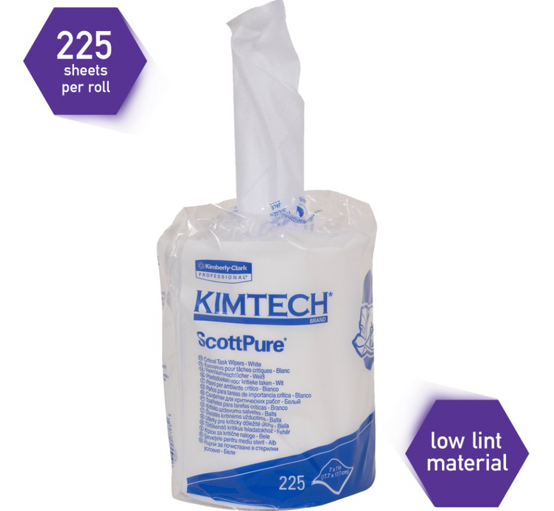 06193 Kimtech Prep Scottpure Low Lint Wipers (6 x 1,350s)
