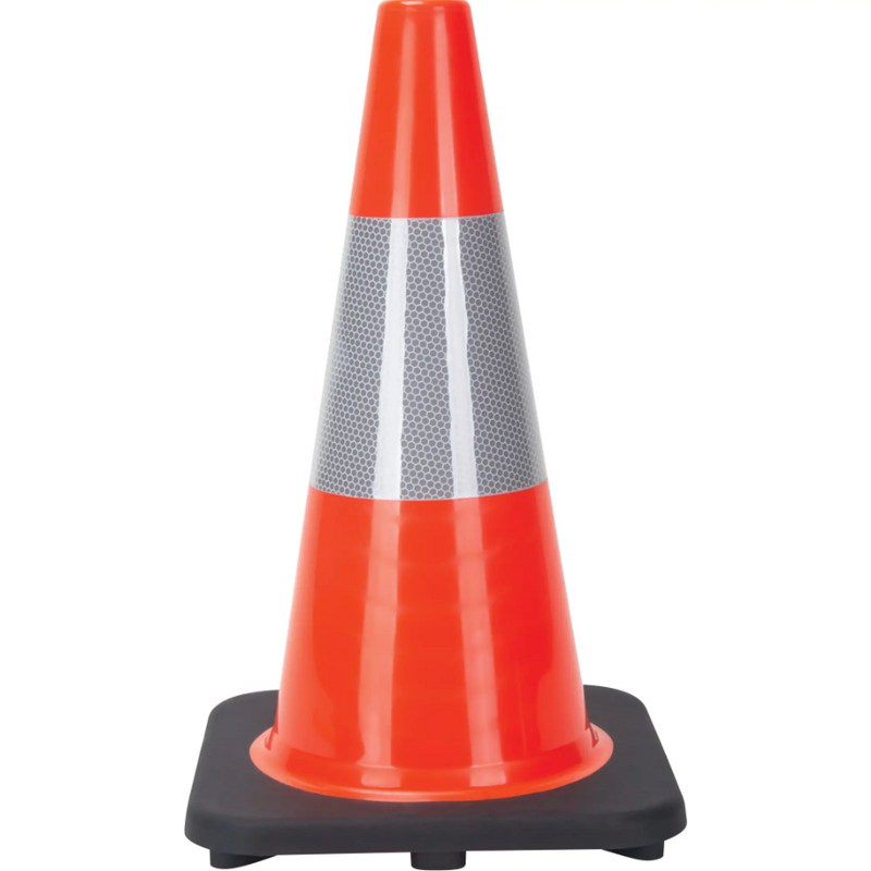 Orange 18" Traffic Cone with 6" Reflective Collar