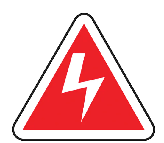 Aluminum High Voltage Pictogram CSA Safety Sign 12" x 12"