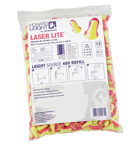 Howard Leight™ Laser Lite® Earplugs (200/bag)