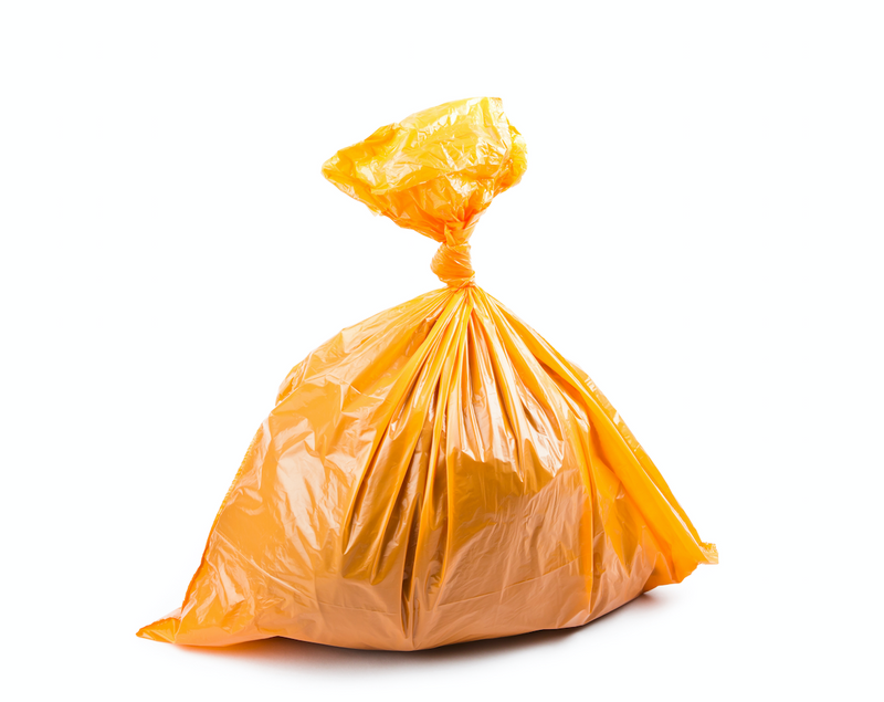Garbage Bags Orange 35" x 50" 3X Strong 2.7-Mil (50/pkg)